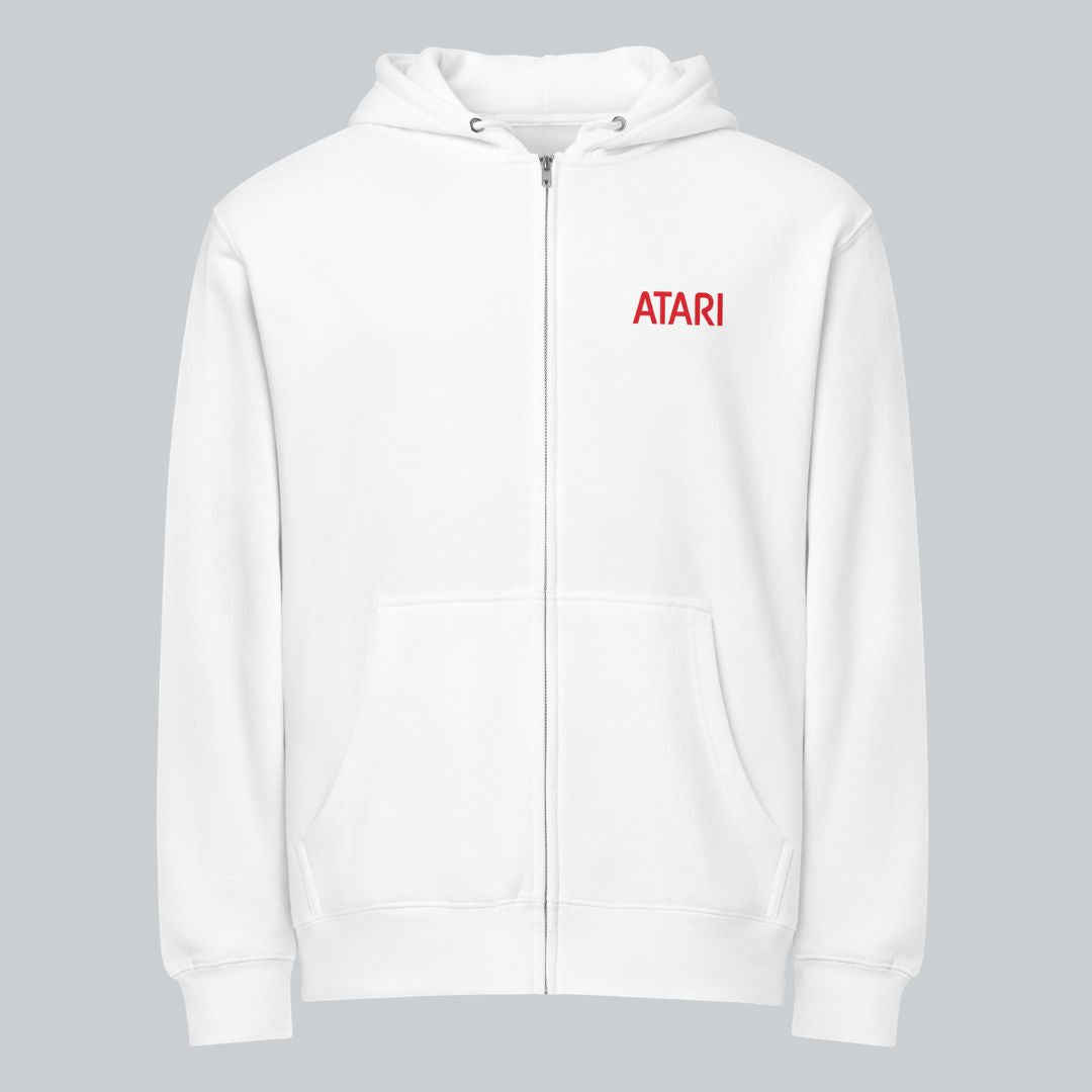 Red Fuji Block Zip Hoodie