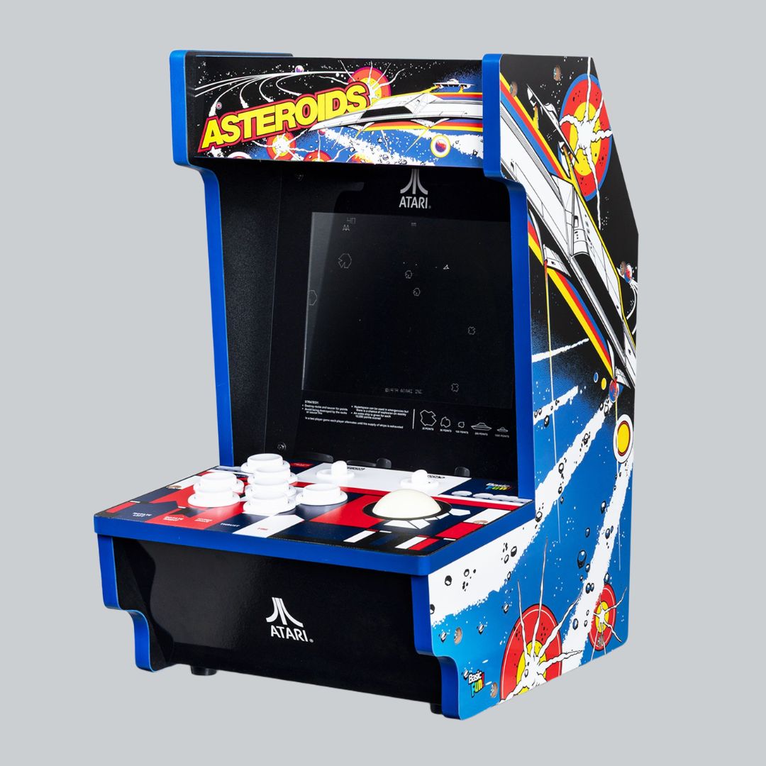 ARCADE CLASSICS - ASTEROIDS COUNTER SERIES, 5 GAME CABINET
