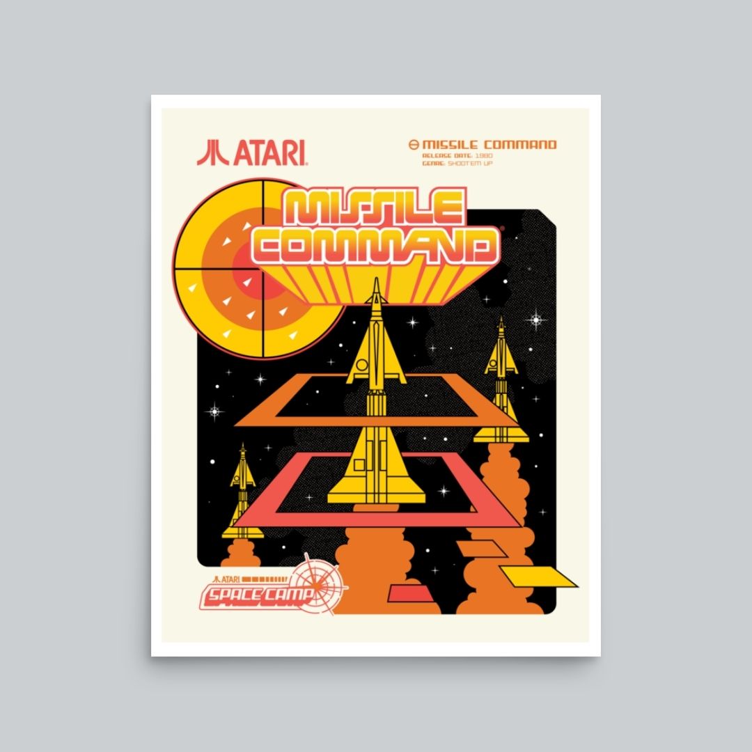 Space Camp Missile Command Poster