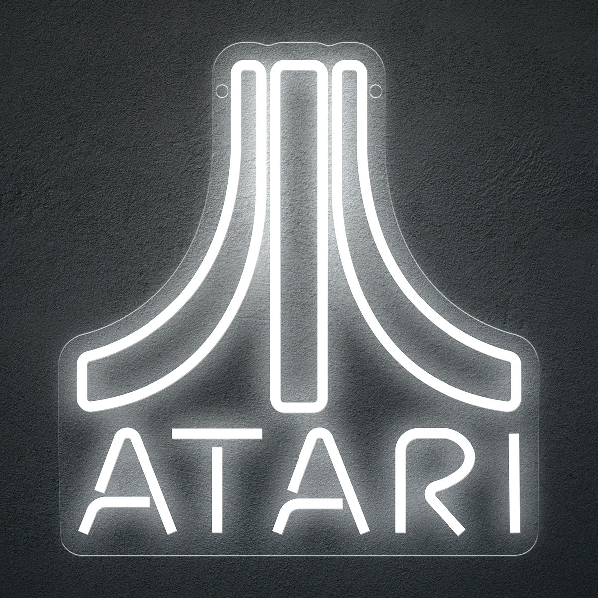 Atari Neon LED Sign - White (12' x 13')