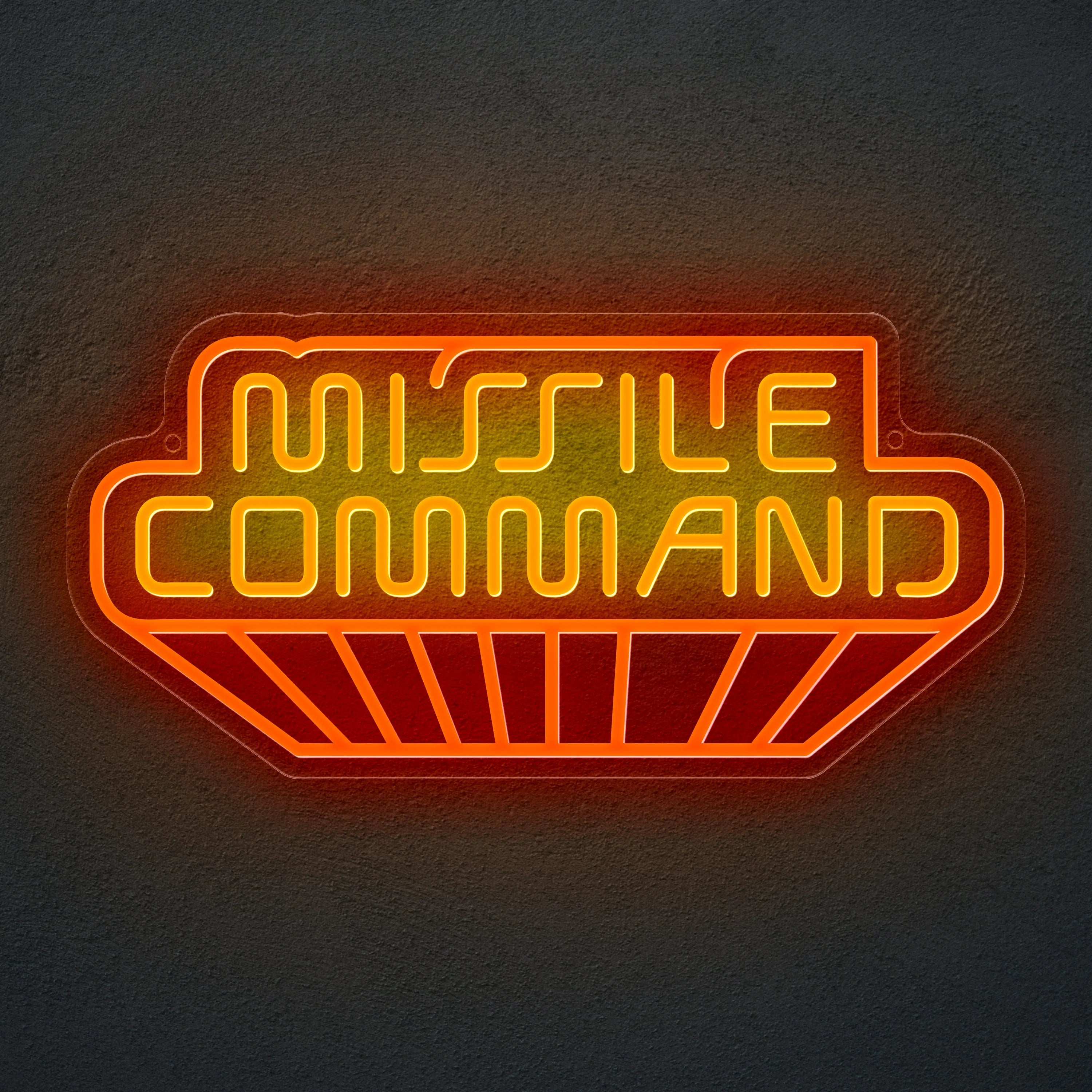 Missile Command Neon LED Sign (15.8' x 7.7')