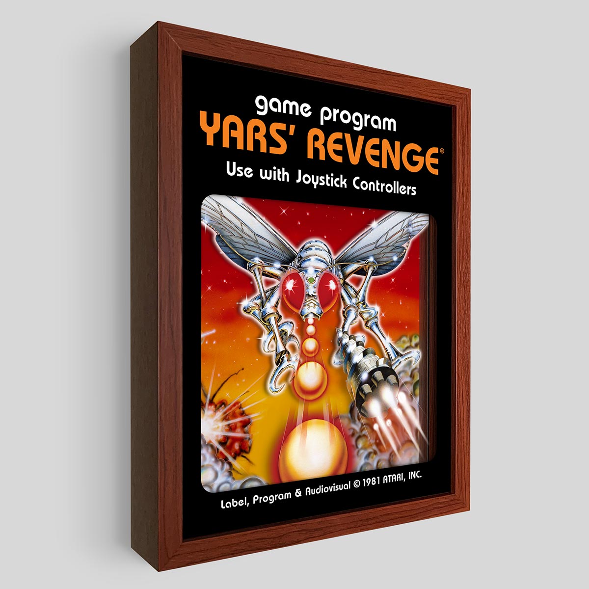 Yars' Revenge 2600 Shadowbox Art